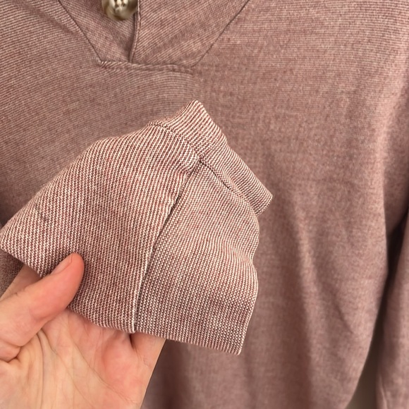 Marine Layer Davis Shawlneck in Syrah Mini Stripe - S - Picture 5 of 7